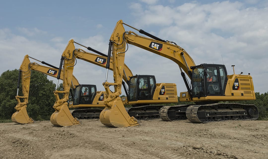 CAT Excavator Lineup